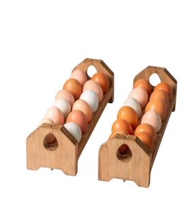 Handmade Different Sizes Wood <b>Egg</b> Tray Trending Design Customized Shape <b>Egg</b> Rack Home And Hotel Kitchenware Usage - Product Image 6