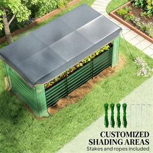 Fioriera Rialzata e Vaso per Piante Verde con Rete Urbana - Product Image 3