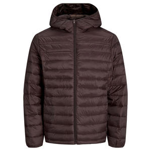 Vestes d'hiver matelassées pour hommes de haute qualité personnalisées, manteau réversible en duvet décontracté avec fermeture éclair, disponible en grandes tailles, couleur unie - Product Image 3