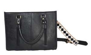 Sac fourre-tout en cuir véritable de haute qualité, couleur unie tendance, fait main, style western, luxe bohème, fermeture éclair - Product Image 2