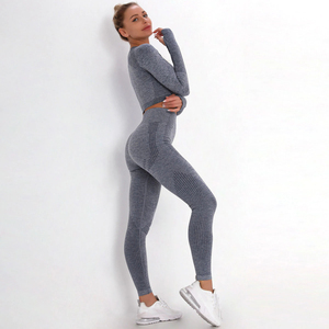 Custom New Sportswear Women's Yoga Set Gym Workout Yoga Sets High Quality & <b>Cheap</b> Prices Women Yoga Sets - Product Image 4