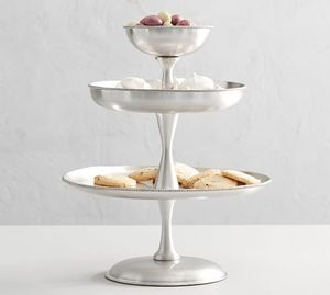 Antique Style Metal 5 Tier <b>Cake</b> Stand For <b>Wedding</b> <b>Cake</b> Table Decoration With Timeless Elegant Look - Product Image 5