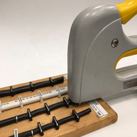 Pistolet agrafeur de câbles à chargement arrière personnalisable JY667, capacité de 25 agrafes, support ODM/OEM, outil manuel industriel pour projets de bricolage, certifié GS
