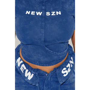 Custom Streetwear Sweatsuit Cut <b>Sew</b> Screen printed Cropped Hoodie and Sweatpants <b>Set</b> Tracksuits for Women - Product Image 5