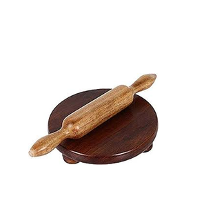 Rouleau à pâtisserie en bois poli brillant antiadhésif, rouleau à pâtisserie français pour la pâtisserie et l'artisanat, outils de pâtisserie naturels faits à la main - Product Image 3