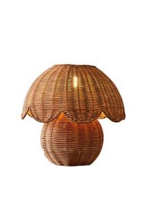 Best Selling Eco Friendly Woven <b>Rattan</b> <b>Table</b> <b>Lamp</b> Rounded Shade Design Handmade Natural Lighting For Wholesale Hotel And Resort - Product Image 5