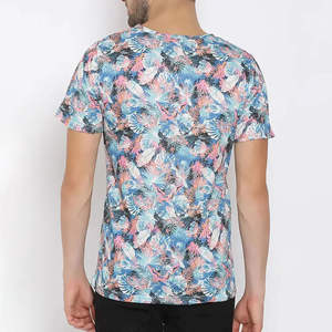 Camisetas de Manga Corta Sublimadas con Logotipo Personalizado, 100% Algodón, Tela Formal, Ecológicas, Frescas, de Corte Holgado para Hombre - Product Image 3