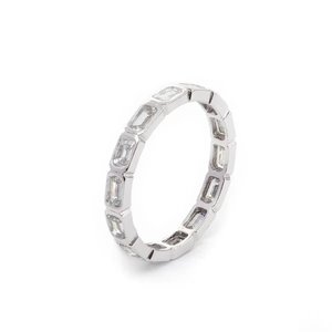 925 Sterling <b>Silver</b> Gold Adjustable Lab Grown Diamond <b>Statement</b> <b>Ring</b> Stylish Fine Jewelry Elegant Gift for Women - Product Image 2