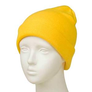 Gorros de invierno cálidos sublimados con diseño personalizado, MOQ bajo, de tejido de algodón de secado rápido, gorros de punto jacquard con puño, con estampado de puntos/frutas/lazos - Product Image 2