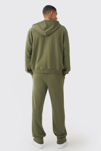 Sudaderas con capucha y cremallera para hombre, 100% algodón, forro polar grueso, de gran peso, con logo personalizado, precio económico - Product Image 5