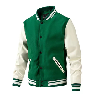 Wholesale Baseball Jackets Quick Dry Custom Windbreaker Varsity Jacket <b>Man</b> Waterproof Plus Size Coat Winter Jacket - Product Image 3