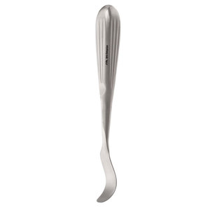 Élévateur périostal manuel de haute qualité pour instruments chirurgicaux dentaires, à pointe fortement incurvée de 14,5 mm, robuste et à lame émoussée - Product Image 3
