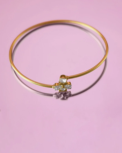 Brazalete Danta Gems Seraphic Curve, Elegante Diseño en Oro de 14K con Diamantes Polki, Ajustable y Moderno para Mujer, Premium - Product Image 4