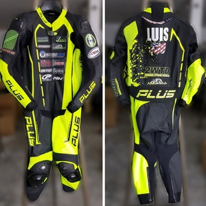 Nouvelle Arrivée Combinaisons de Moto en Cuir pour Hommes Confortables Vêtements de Sport Respirants Séchage Rapide 300g Logo Personnalisé Avant Toutes Saisons Bas Prix - Product Image 4