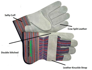 Gants pour homme en cuir véritable noir, pour la conduite à moto par temps froid, protection des mains et des bras - Product Image 4