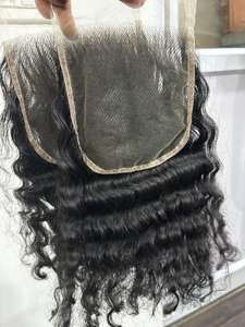 Extensiones de Cabello Ondulado Profundo HD con Cierre 4x4, Colección de la Mejor Calidad a Precio Mayorista - Product Image 4