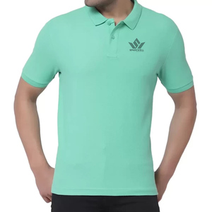 เสื้อโปโลผู้ชายสีดำ แขนสั้น ผ้าถัก แห้งเร็ว ทรงปกติ สวมใส่สบาย ระบายอากาศได้ดี น้ำหนัก 220 กรัม - Product Image 4