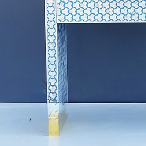 ILAHI's Bone Inlay <b>Drawer</b> Modern Design Agate Detailing <b>Storage</b> Portable Home Furniture - Product Image 1