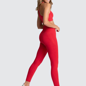Stylish Quick Dry Spandex/Nylon 2-Piece Exercise Clothing for Running Workout Active Lifestyle Routines <b>Supportive</b> Yoga Set - Product Image 3