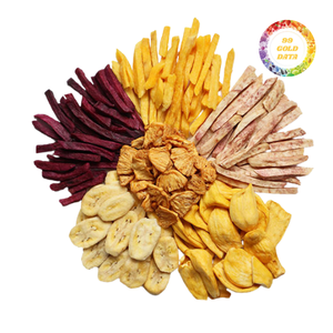 Chips de Frutas y Verduras Mixtas Deshidratadas de Grado Profesional para Suministro Minorista - Product Image 1