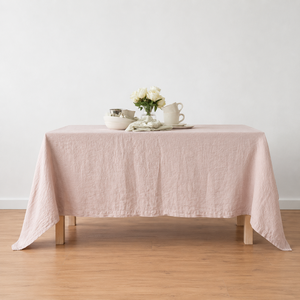Mantel de Lino Moderno Hecho a Mano de la Mejor Calidad para Comedores, Color Sólido, Ecológico y Personalizable - Product Image 1