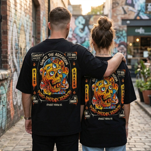 T-shirt unisexe de luxe 100 % coton pour femme, col rond, coupe oversize et carrée, tissu épais, personnalisable avec logo, pour hommes et femmes, vente en gros - Product Image 3