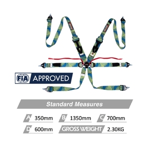 สายรัดนิรภัยแบบหกจุด SPORT PLUS 4 Motorsport ได้รับการรับรองจาก FIA 8853 ปี 2016 น้ำหนักเบาพิเศษ สำหรับแข่งรถ รับผลิตแบบ OEM ODM พร้อมบริการสกรีนโลโก้ตามสั่ง - Product Image 4