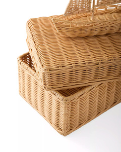 Sailboat Shaped Inspired <b>Storage</b> Ideal For Kid Room Toy Books Blanket <b>Storage</b> Handmade Rattan Basket - Product Image 6