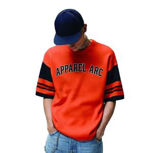 Camiseta de Jersey Oversize Personalizada APPAREL ARC para Hombre, Manga Corta, Estilo Urbano, Bloques de Color, Casual, OEM ODM, Venta al por Mayor - Product Image 1