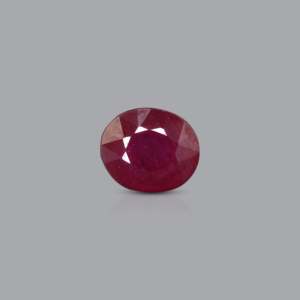 100% Natural Oval Cut Ruby 4 Carat Loose Gemstone for Fine Jewelry - Product Image 1