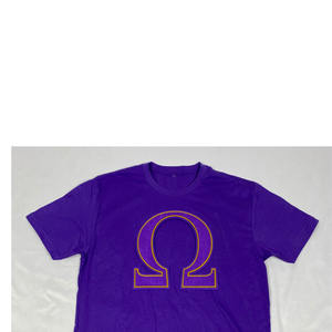 Camiseta Omega de chenilla para hombre, con cuello redondo, de Greek Life Apparel, personalizada para fraternidades, ecológica, anti-UV, de algodón, manga corta, transpirable - Product Image 5