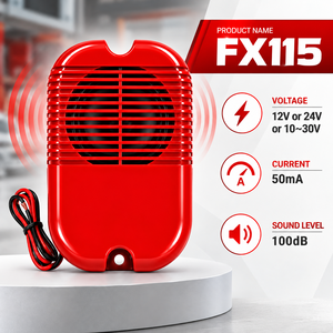 FX15 24V Piezo Siren with 1 Year Warranty Made in Delhi - Product Image 3