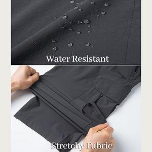 Pantalon Capri pour homme, été, multi-poches, décontracté, coton, élastique, pantalon tactique, vêtements d'extérieur haut de gamme, respirant - Product Image 4