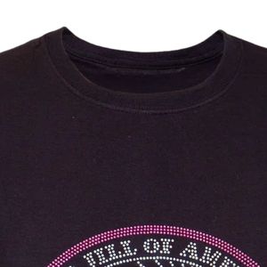 Camiseta Jack and Jill Bling Tee con diseño redondo y adornos de diamantes de imitación para hombre, elegante, de manga corta, informal, a la moda, estilo urbano, premium - Product Image 2