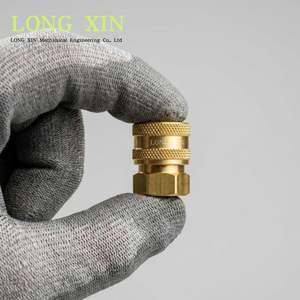 Acero inoxidable BSP R1/8-28 Rosca macho Acoplador rápido Enchufe Recto L32mm - Product Image 2