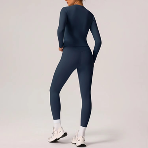Conjunto Deportivo de Yoga para Mujer, Ropa Deportiva de Tela Flexible y Cómoda para Entrenamiento Físico y Ejercicio - Product Image 3