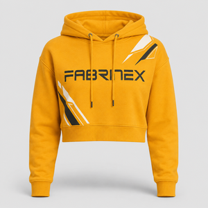 Hoodies courts pour filles, design personnalisé, uniques et très demandés, faible MOQ, meilleur prix pour la saison hivernale, OEM disponible - Product Image 3