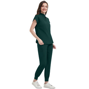 Conjunto de Uniforme Médico de Punto para Enfermera, Diseño Moderno, Otoño-Invierno, Personalizable, Unisex, con Detección de Agujas - Product Image 5