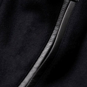 Chaqueta Varsity Reversible con Logotipo Personalizado para Hombre y Mujer, Nueva Moda, Bordado, Cuero, Chaquetas de Béisbol para Hombre - Product Image 3