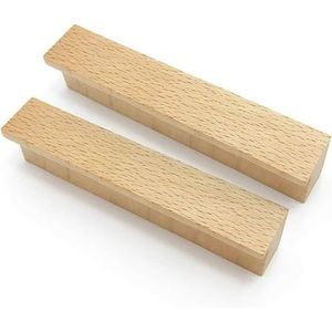 Juego de tiradores y pomos de madera hechos a mano, ligeros, de forma redonda, diseño moderno minimalista, duraderos para uso en interiores - Product Image 2