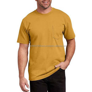 Camisetas de Hombre, Tallas Grandes, Estilo Urbano, Algodón Transpirable, Ropa de Verano Informal, Cuello Redondo con Bolsillo, Camisetas de Hombre - Product Image 5