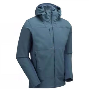 Chaqueta de Forro Polar Verde Oscuro para Hombre, Cuello Alto, Cierre de Cremallera, Resistente al Viento, Informal, para Otoño, Corte Regular, Material de Poliéster - Product Image 6
