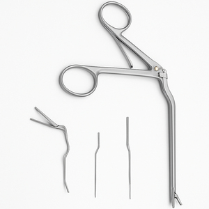 Stainless Steel Manual Detachable <b>Punch</b> Swivel Disc Rongeur High-Level Surgical Instrument for 2mm-5mm Sizes CE Certified - Product Image 1