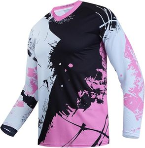 Camiseta de Ciclismo de Montaña de Secado Rápido, Manga Larga, Estilo Descenso, Marca FOXFTA, Camuflaje, Transpirable - Product Image 1