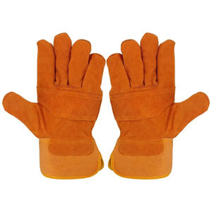 Nouveaux Gants de Travail Robustes en Cuir de Vachette Fendu à Manches Longues, Anti-Impact, Personnalisables, pour Jardinage et Extérieur, Compatibles Écran Tactile, 2026 - Product Image 5