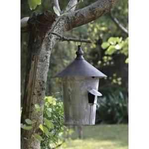 บ้านนกชุบสังกะสีทรงกระท่อมโลหะสำหรับระเบียงสวนสนามหญ้า - Product Image 5