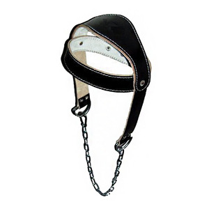 High Strength Leather Head <b>Harness</b> Neck Exerciser for Bodybuilding Powerlifting Training Professional Fitness Tool - Product Image 5