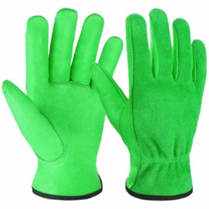 Gants de sécurité en cuir pleine fleur grainé, robustes, résistants à l'abrasion, économiques, pour le travail et la conduite, usage général - Product Image 4