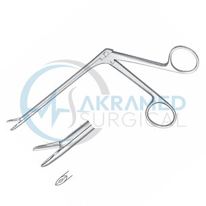 Forceps Nasal Blakesley en Acier Inoxydable, Instrument Chirurgical Endoscopique ORL pour Sinus, Certifié CE, Réutilisable - Product Image 2