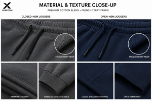 X Men's High Fleece Lining Closed <b>Open</b> <b>Hem</b> <b>Joggers</b> Elastic Drawstring Cotton Sweatpants Casual Autumn Style Hot Selling High - Product Image 5